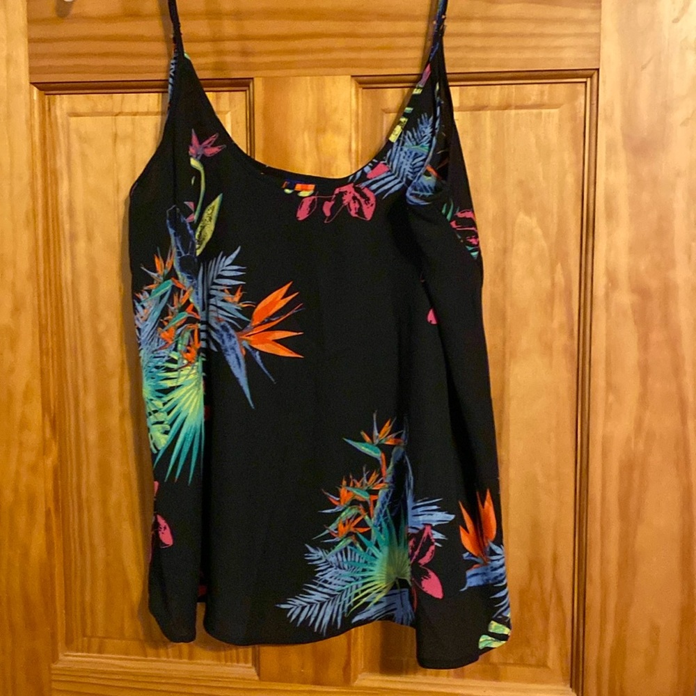 Apt 9 Tropical Spaghetti Strap Top